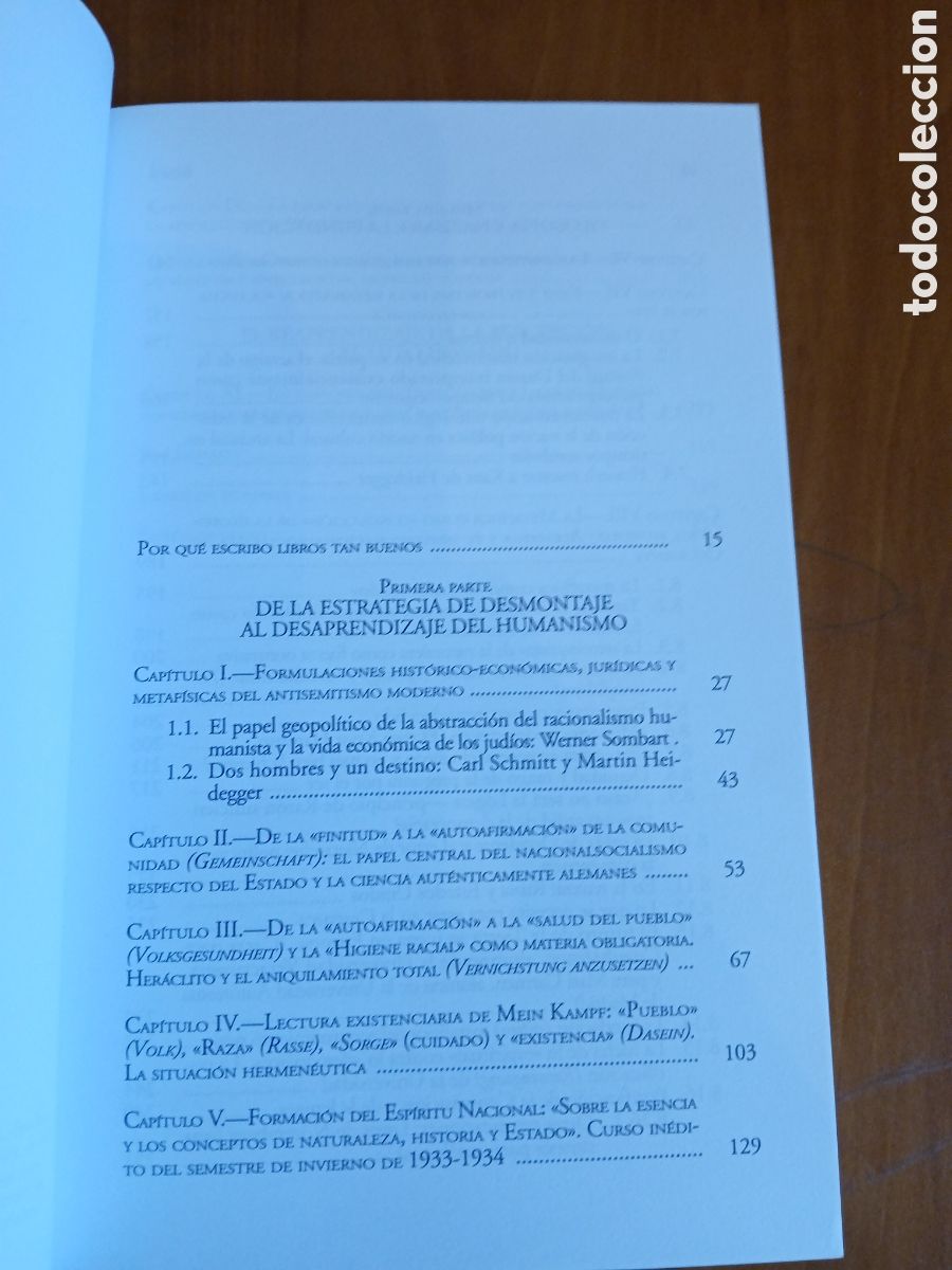 Libros de segunda mano: Heidegger de camino al Holocausto. Julio Quesada. - Foto 4