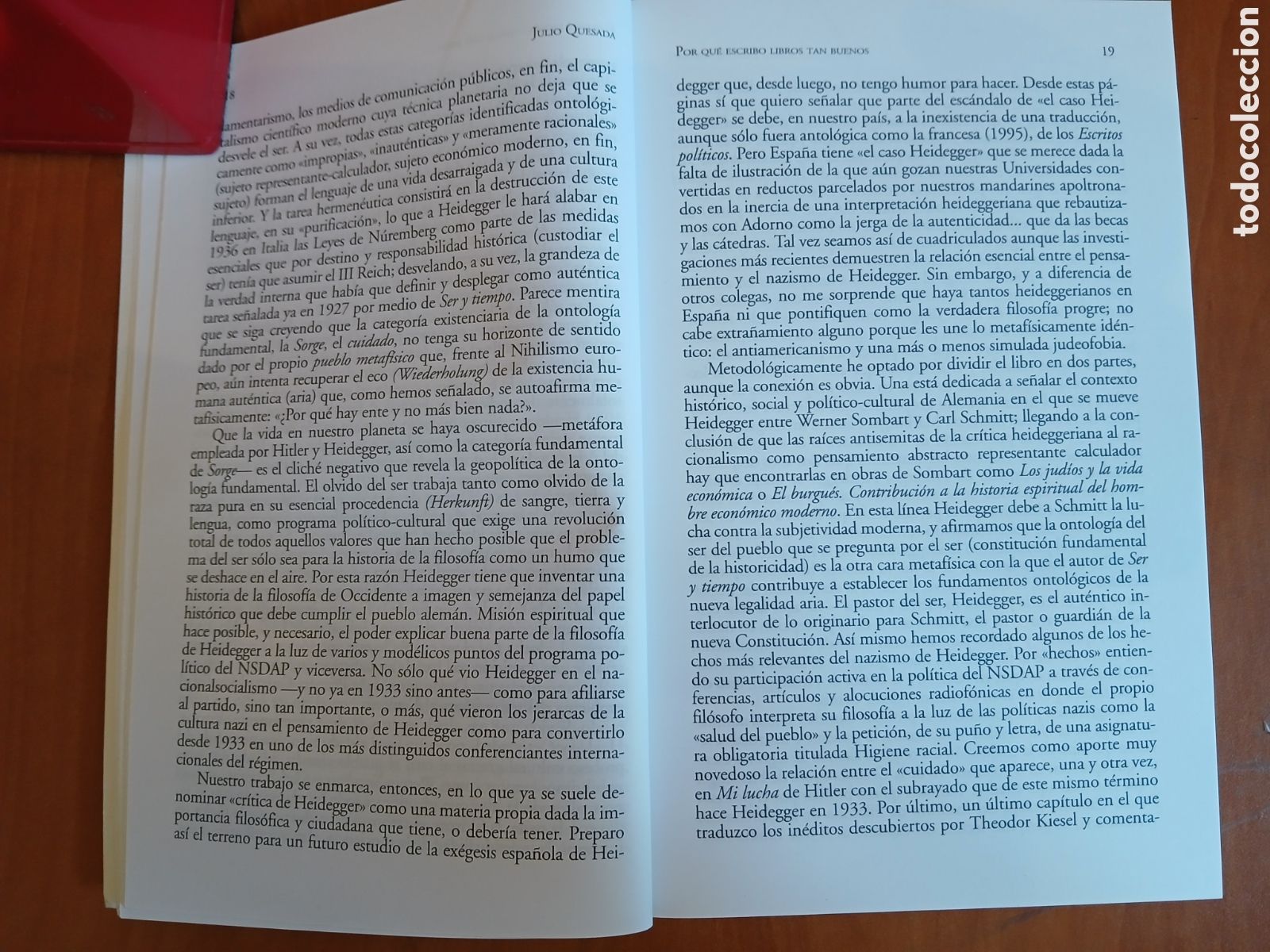 Libros de segunda mano: Heidegger de camino al Holocausto. Julio Quesada. - Foto 6