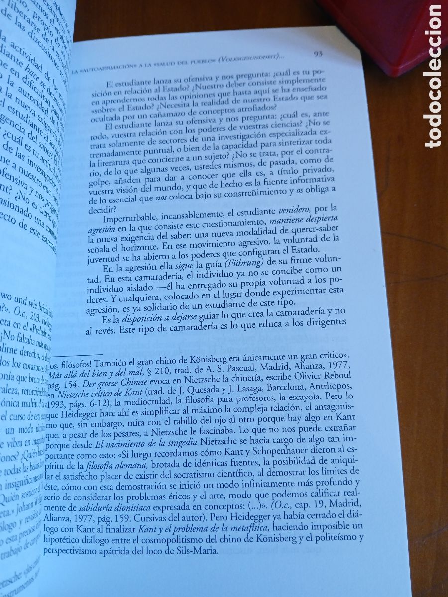 Libros de segunda mano: Heidegger de camino al Holocausto. Julio Quesada. - Foto 10
