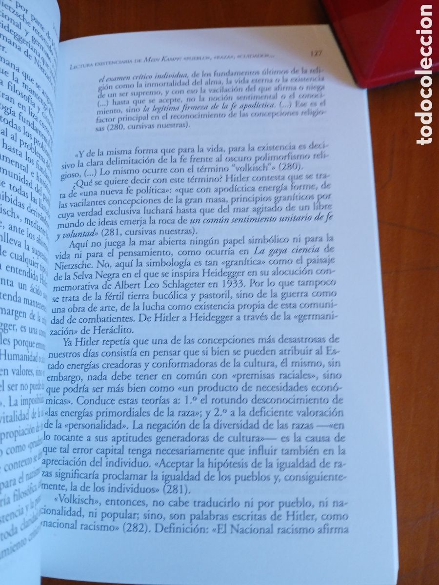 Libros de segunda mano: Heidegger de camino al Holocausto. Julio Quesada. - Foto 11