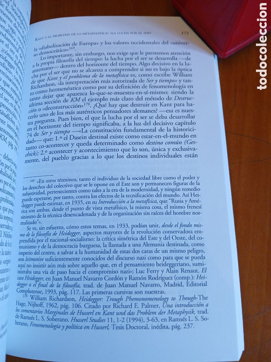 Libros de segunda mano: Heidegger de camino al Holocausto. Julio Quesada. - Foto 12