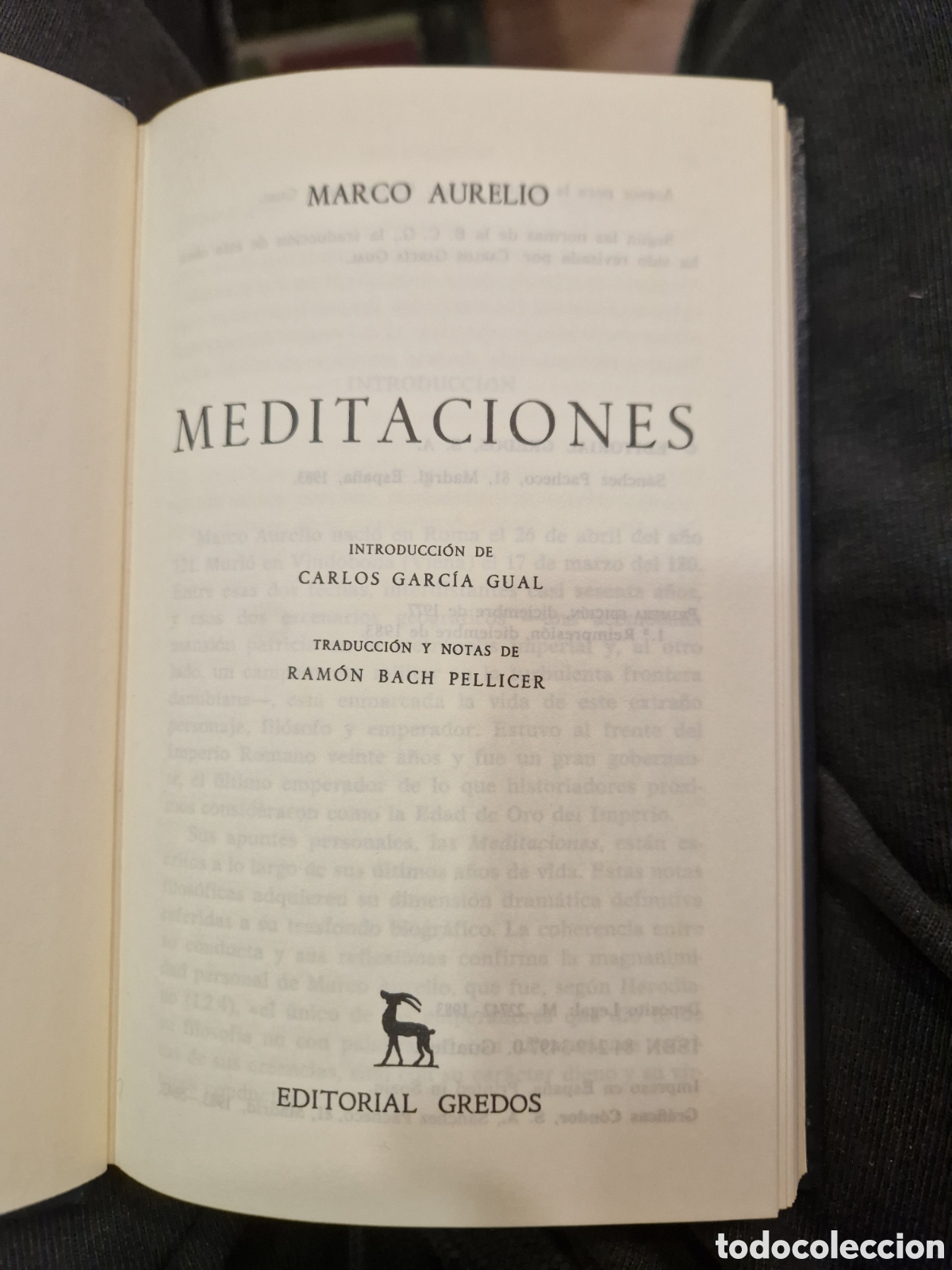 Libros de segunda mano: MARCO AURELIO Meditaciones: [Gredos] - Foto 3