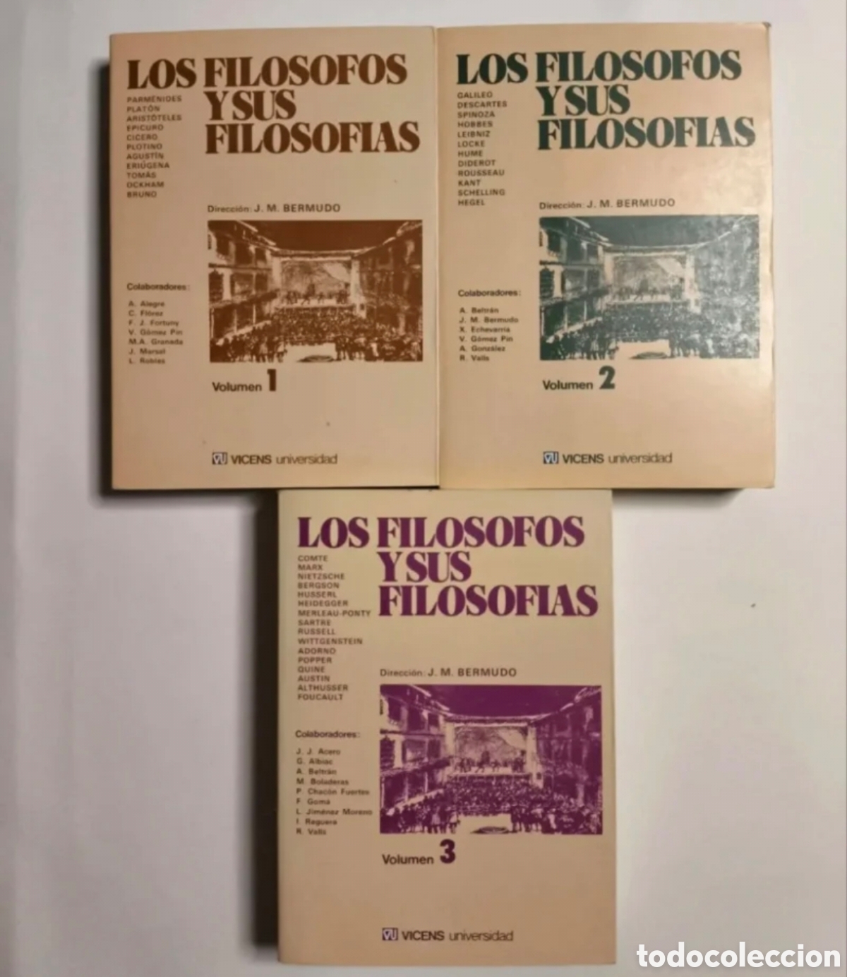 Libros de segunda mano: Pack completo de 3 volumenes de los fil&oacute;sofos y sus filosofias