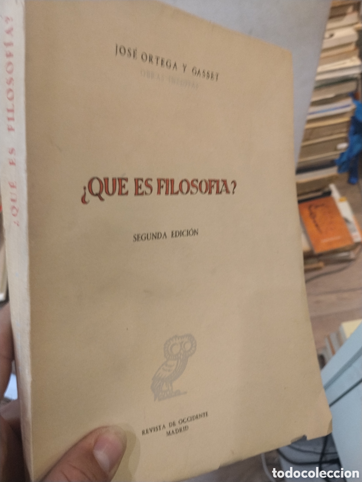 Libri di seconda mano: Jos&eacute; Ortega y Gasset. Que es filosof&iacute;a