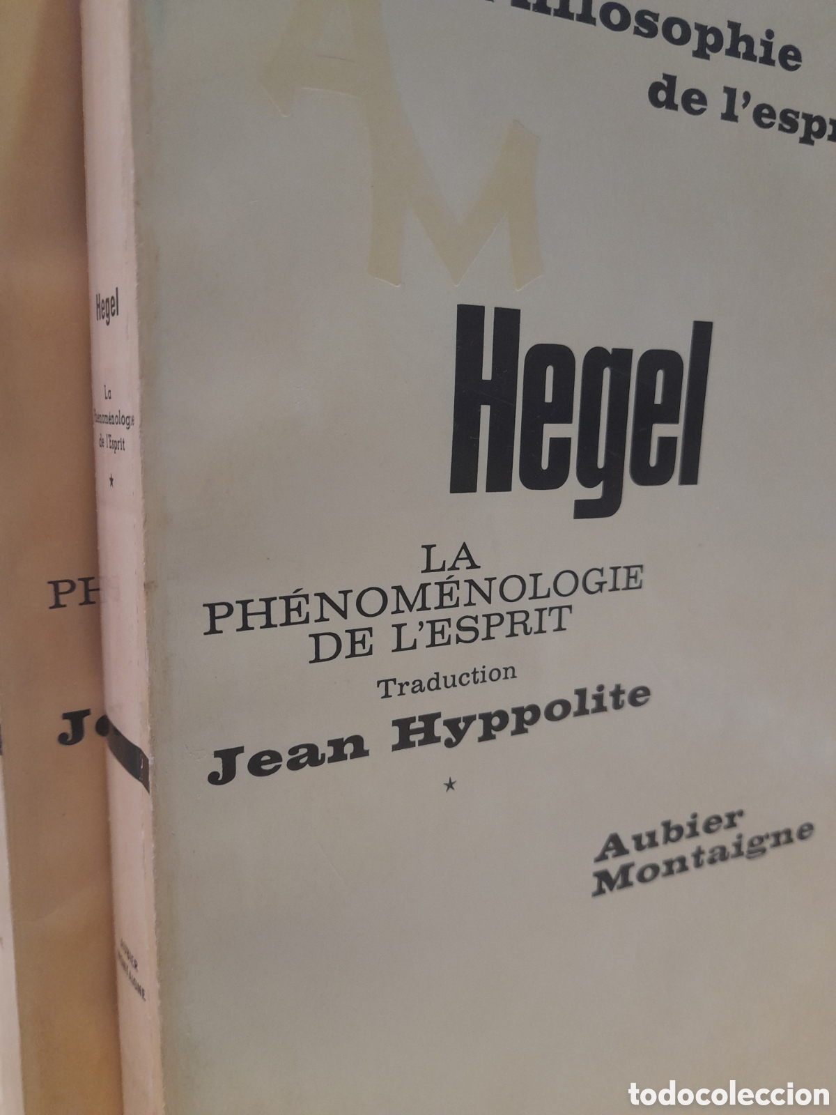 Gebrauchte B&uuml;cher: G. W. F. Hegel. La Ph&eacute;nom&eacute;nologie de l'Esprit. 2 Vols.