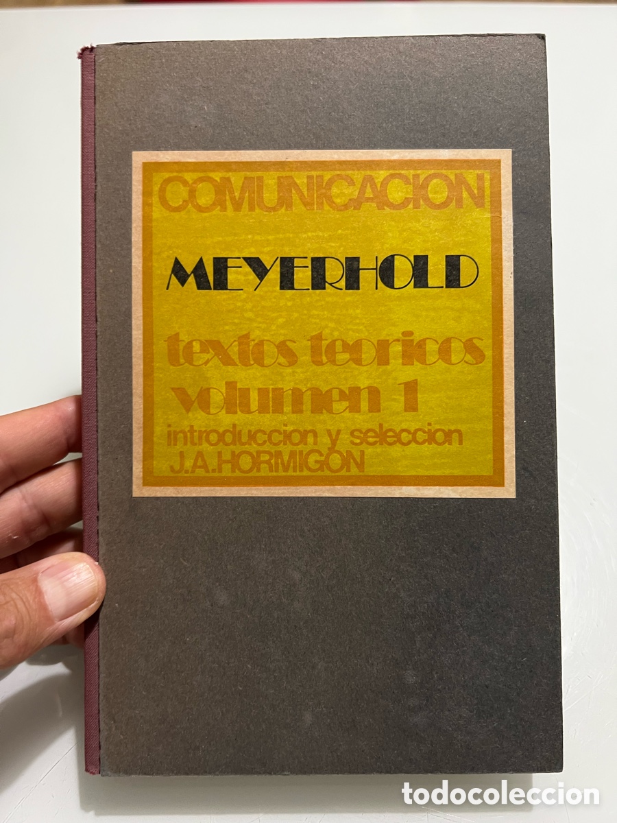 Libros de segunda mano: Meyerhold. Textos teoricos volumen I. J.A. Hormigon. Alberto Editor. Tapa dura.