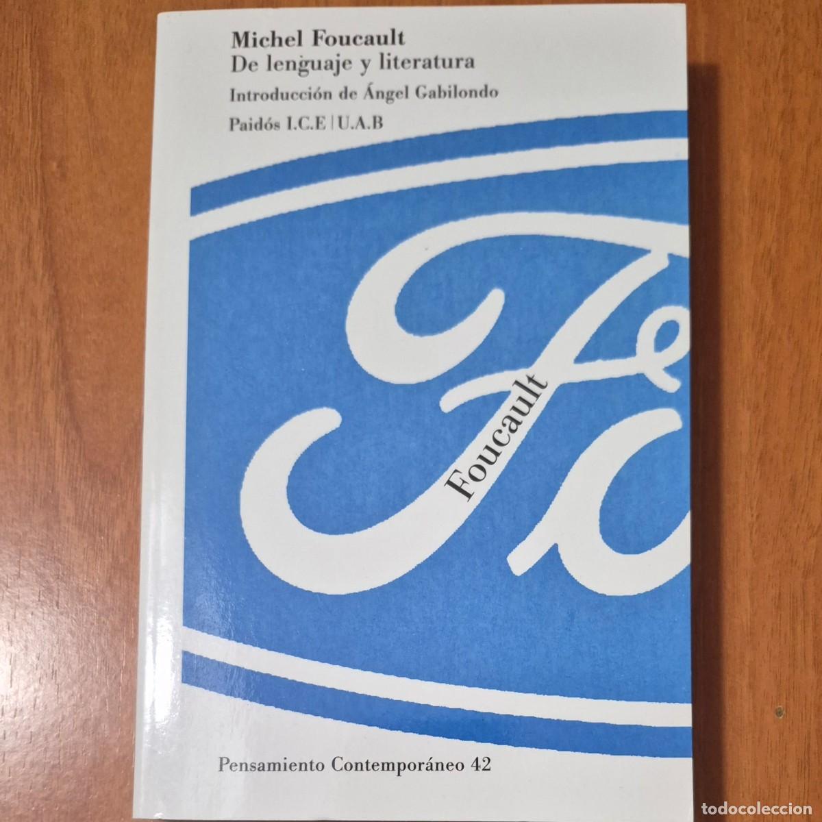 Libros de segunda mano: DE LENGUAJE Y LITERATURA - MICHEL FOUCAULT (1a EDICI&Oacute;N)
