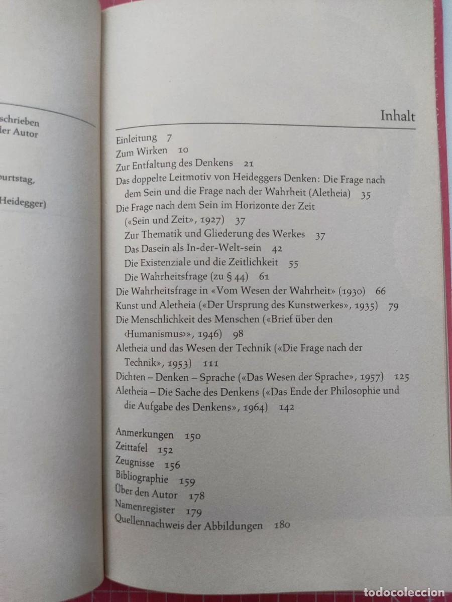 Libros de segunda mano: Lote 5 LIBROS de y sobre Heidegger - Foto 24