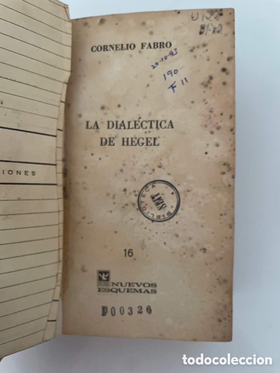 Libros de segunda mano: La dial&eacute;ctica de HEGEL - Foto 5