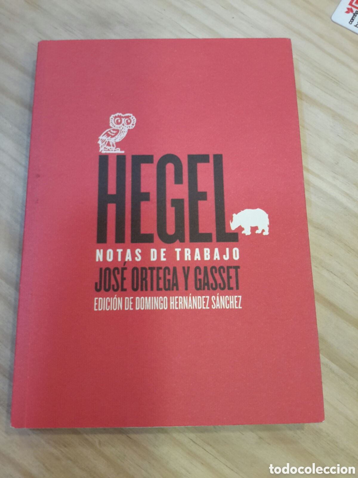 Libri di seconda mano: Jos&eacute; Ortega y Gasset. Hegel Notas de Trabajo