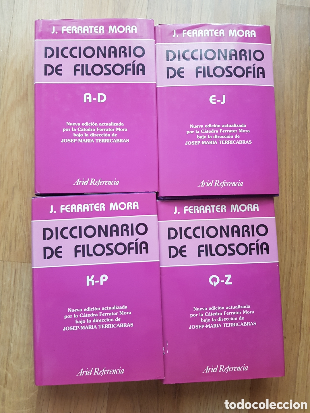 Libros de segunda mano: Jos&eacute; Ferrater Mora - Diccionario de filosof&iacute;a (4 tomos; obra completa)