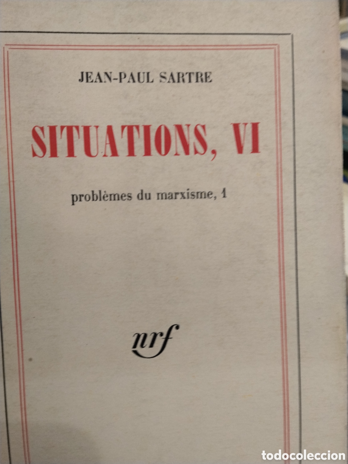 Libri di seconda mano: Jean Paul Sartre. Situations, VI