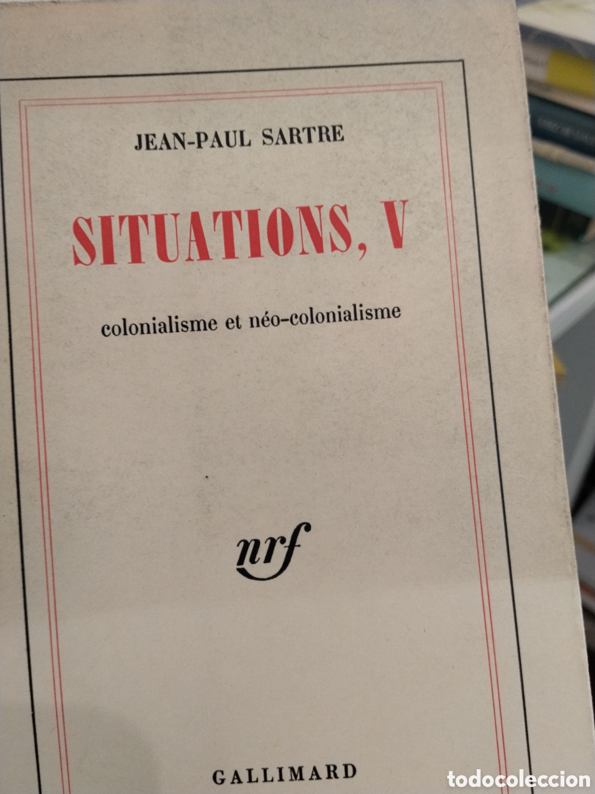 Libros de segunda mano: Jean Paul Sartre. Situations V. - Foto 1