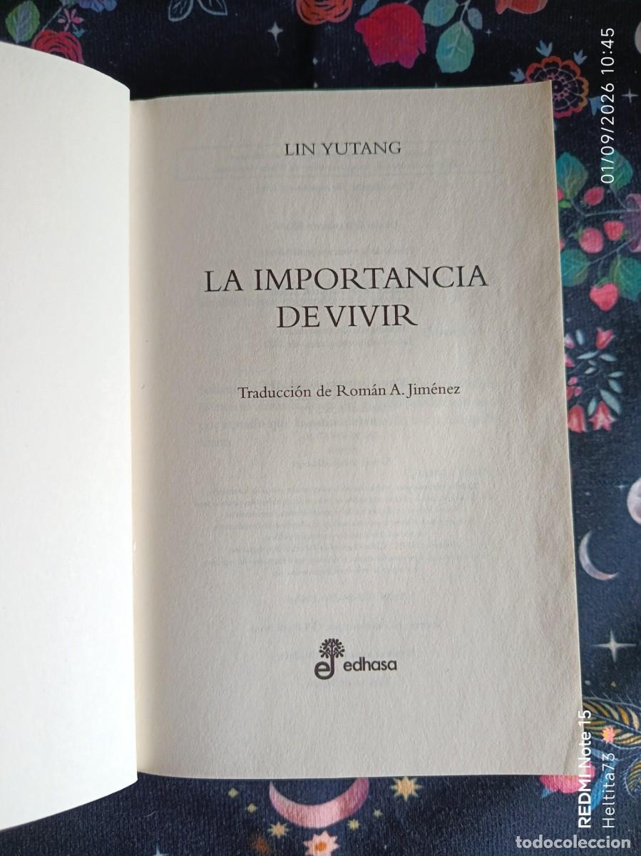 Libros de segunda mano: La importancia de vivir, 2022 - Foto 4