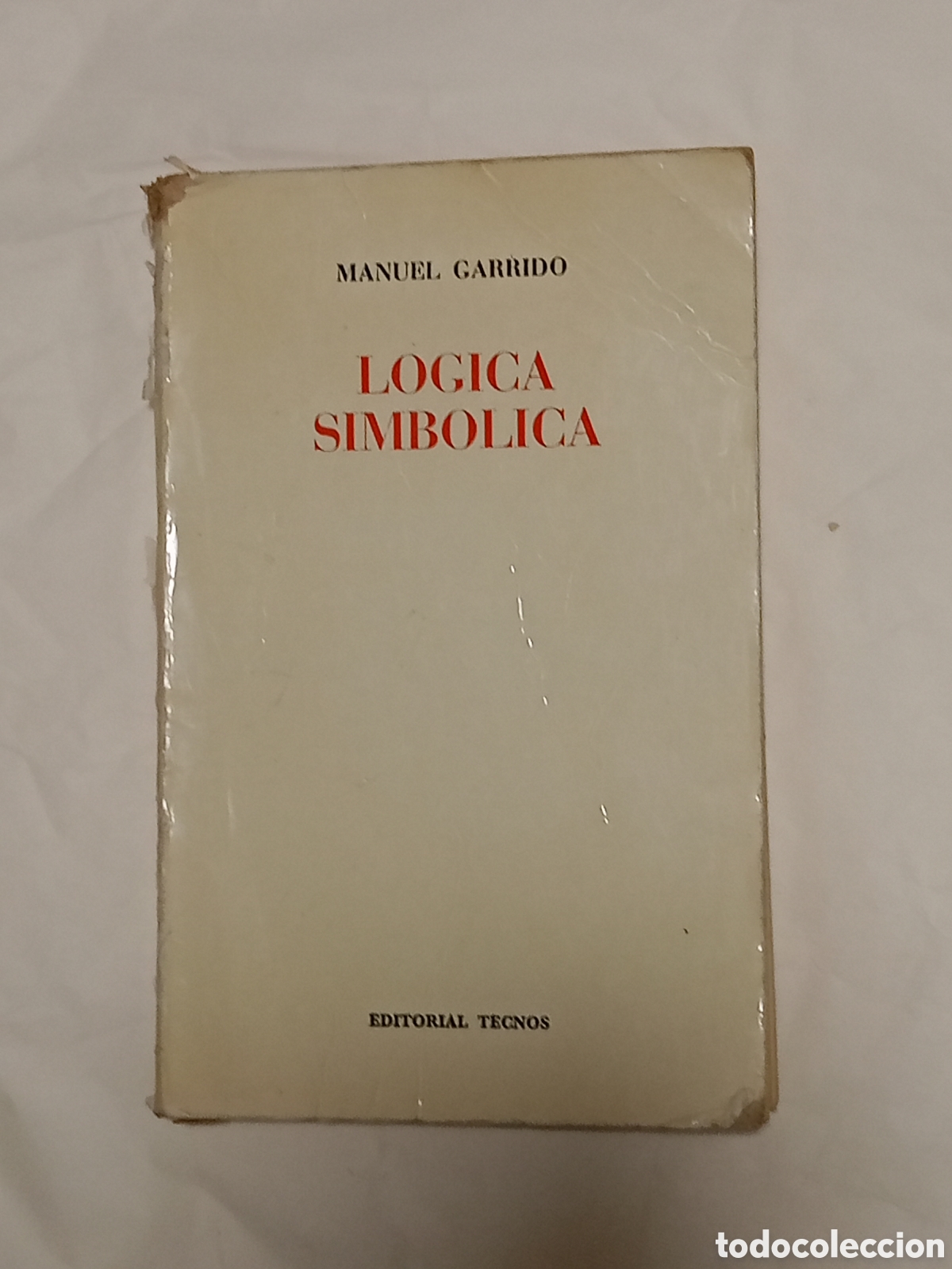 Second hand books: L&oacute;gica simb&oacute;lica / Manuel Garrido