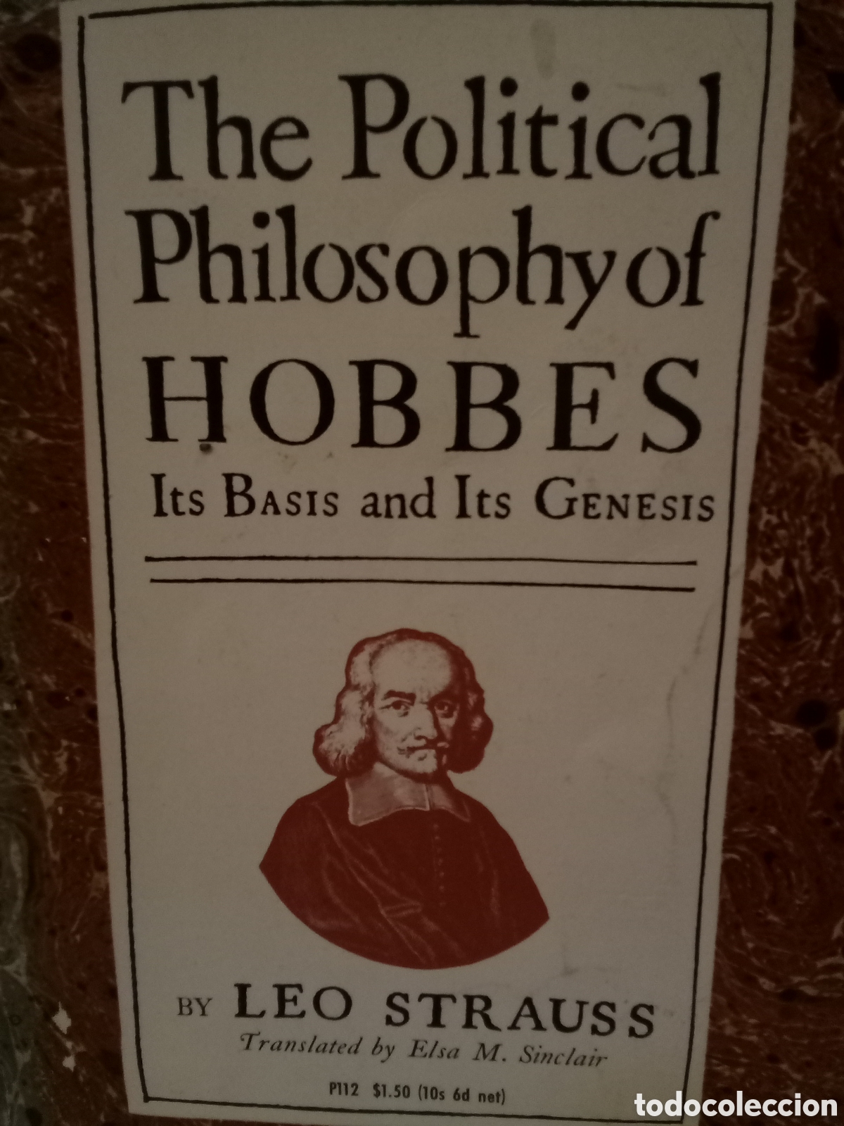 Livres d'occasion: Leo Strauss. The Political Philosophy of Hobbes
