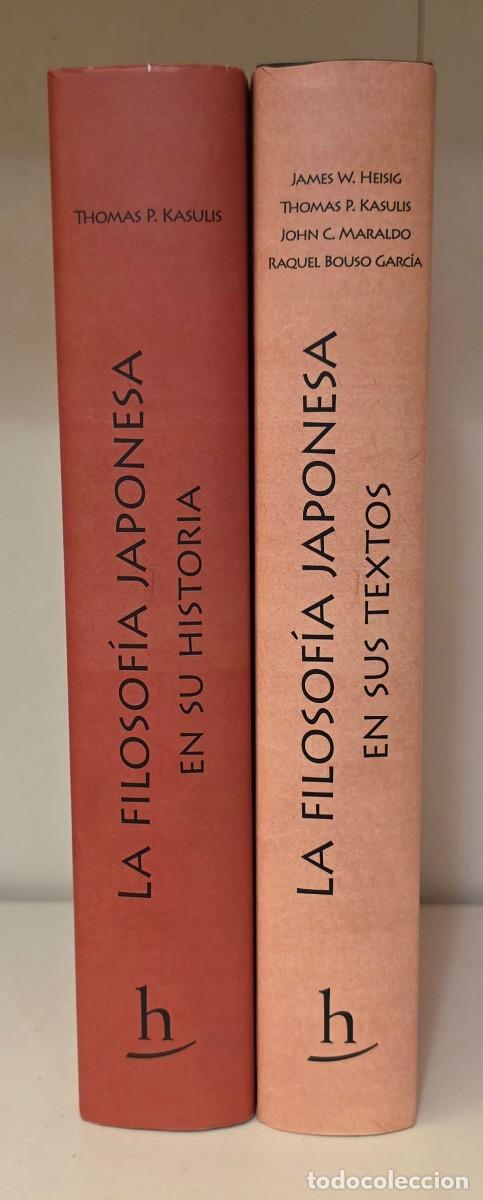 Second hand books: La filosof&iacute;a japonesa en su historia y La filosofia japonesa en sus textos. Kasulis i VVAAEd. Herder
