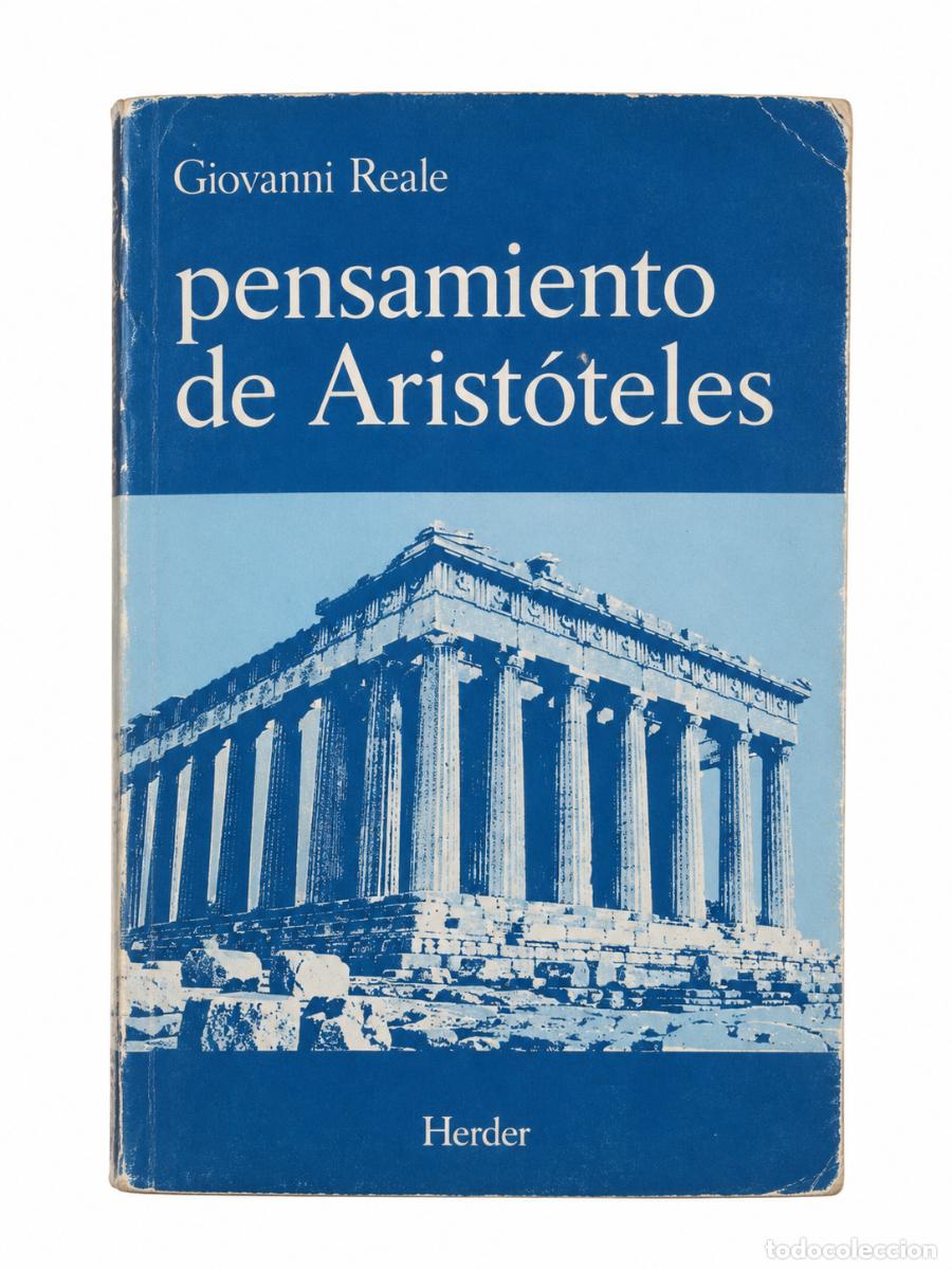 Libros de segunda mano: GIOVANNI REALE &ndash; PENSAMIENTO DE ARIST&Oacute;TELES &ndash; HERDER &ndash; LM