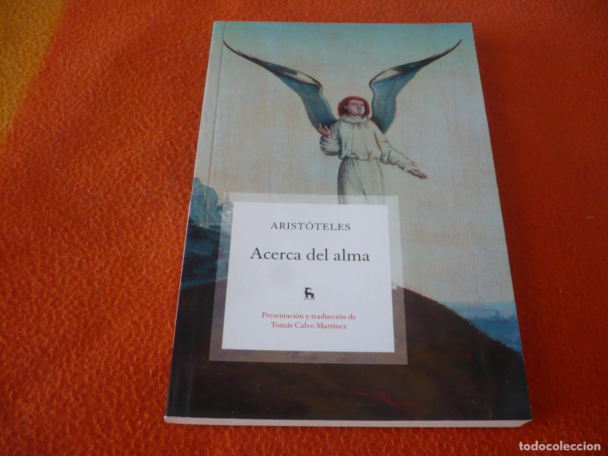 Libros de segunda mano: ACERCA DEL ALMA ( ARISTOTELES ) 2010 GREDOS FILOSOFIA