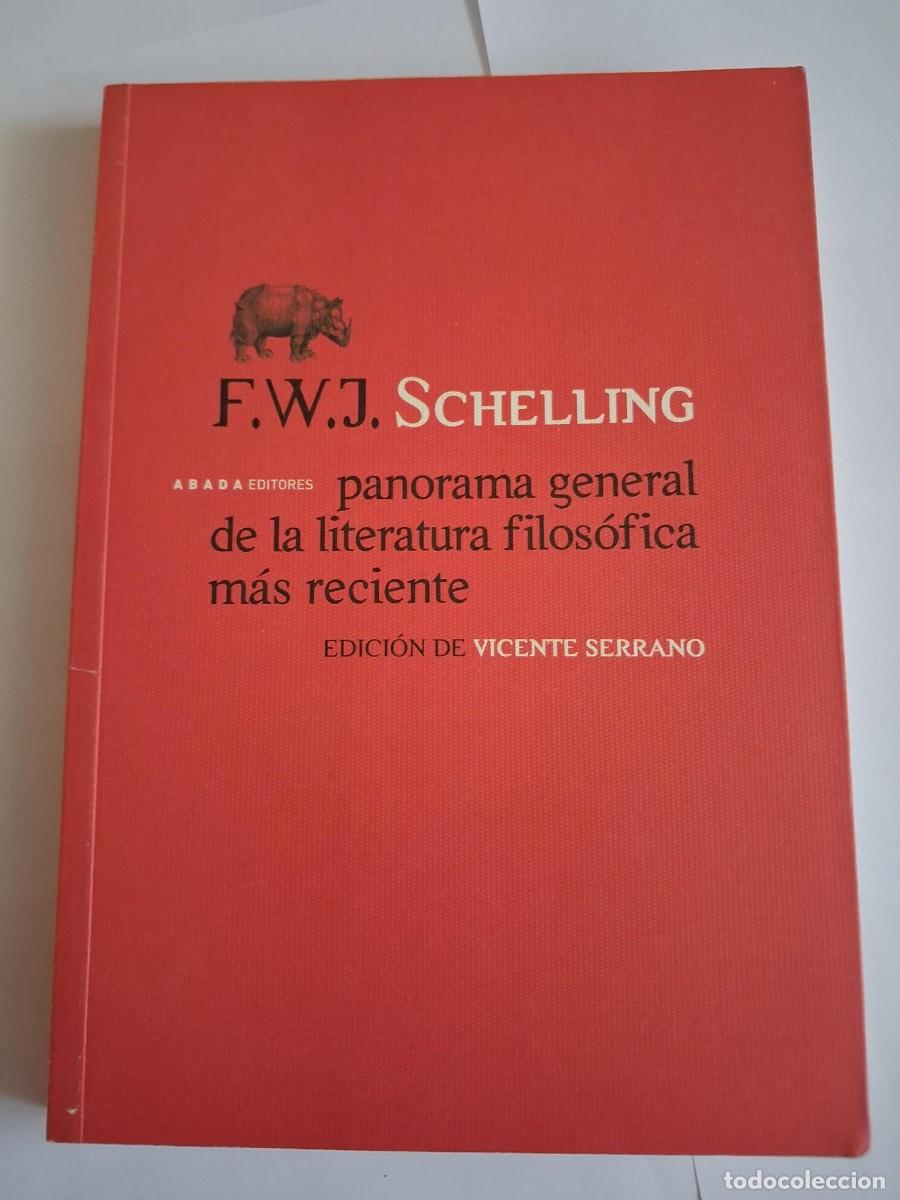Libros de segunda mano: FWJ SCHELLING. PANORAMA GENERAL DE LA LITERATURA FILOS&Oacute;FICA RECIENTE. ABADA EDITORES