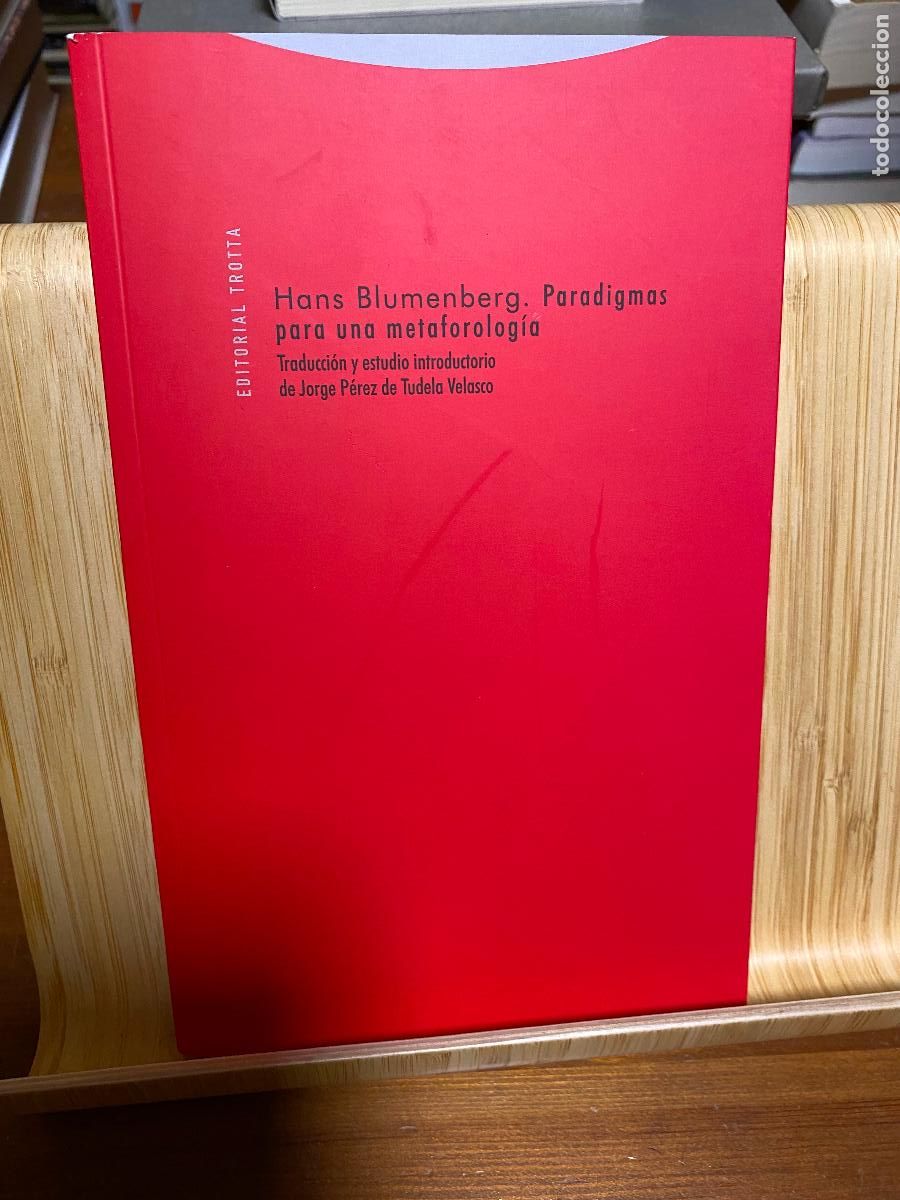 Libros de segunda mano: PARADIGMAS PARA UNA METAFOROLOG&Iacute;A. HANS BLUMENBERG. EDITORIAL TROTTA