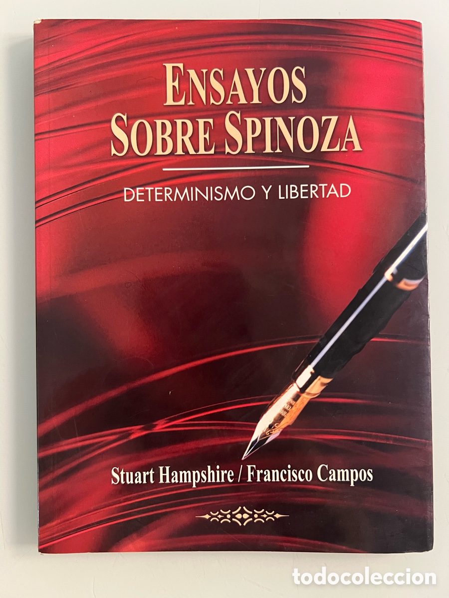Libros de segunda mano: Ensayos sobre Spinoza. Stuart Hampshire/ Francisco Campos. Editorial Universitario 1986