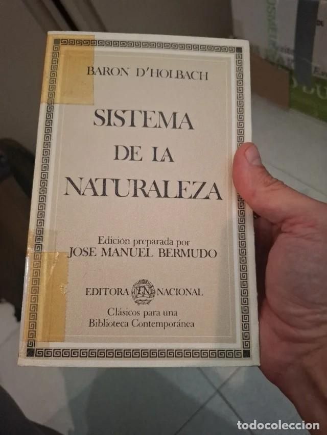 Libros de segunda mano: Libro: 'Sistema de la naturaleza'