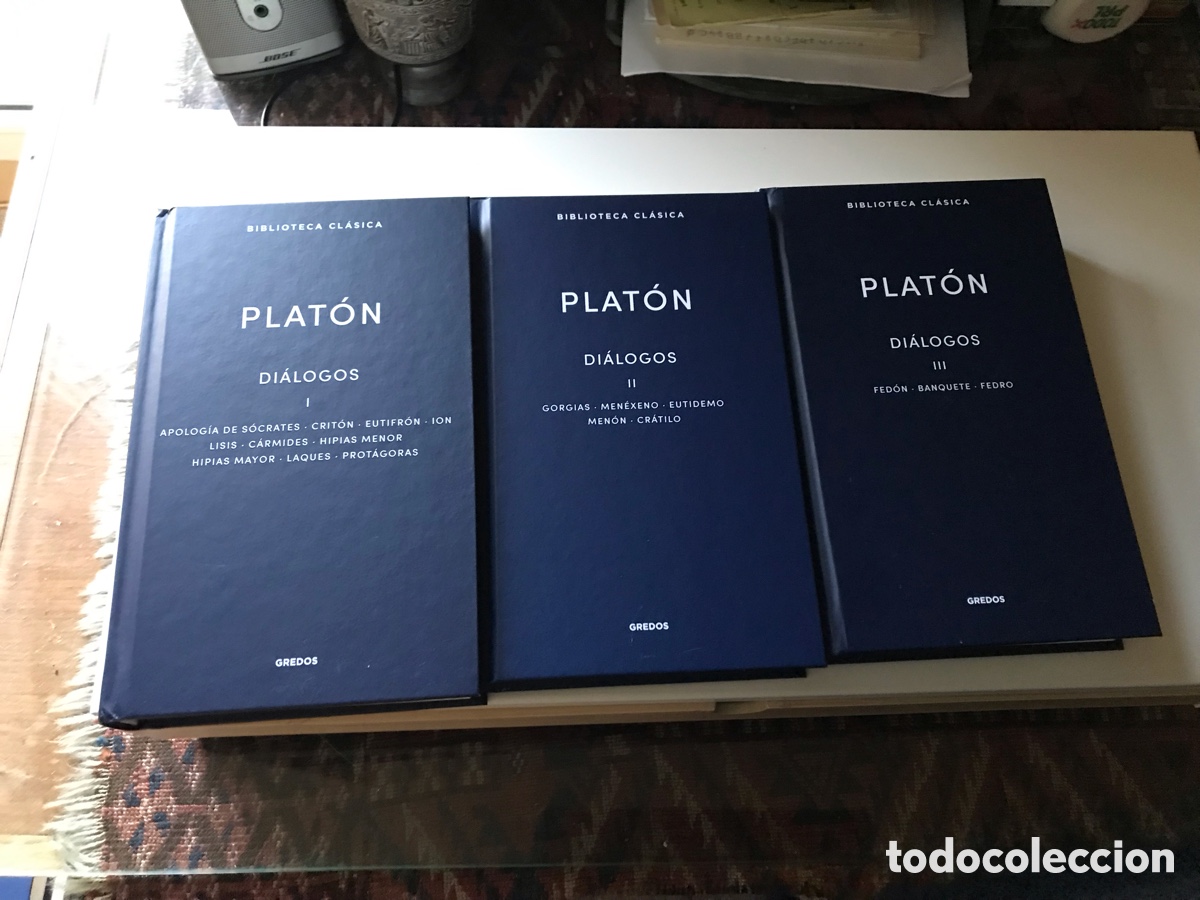 Libros de segunda mano: Di&aacute;logos I, II y III. Plat&oacute;n. Gredos. Biblioteca cl&aacute;sica
