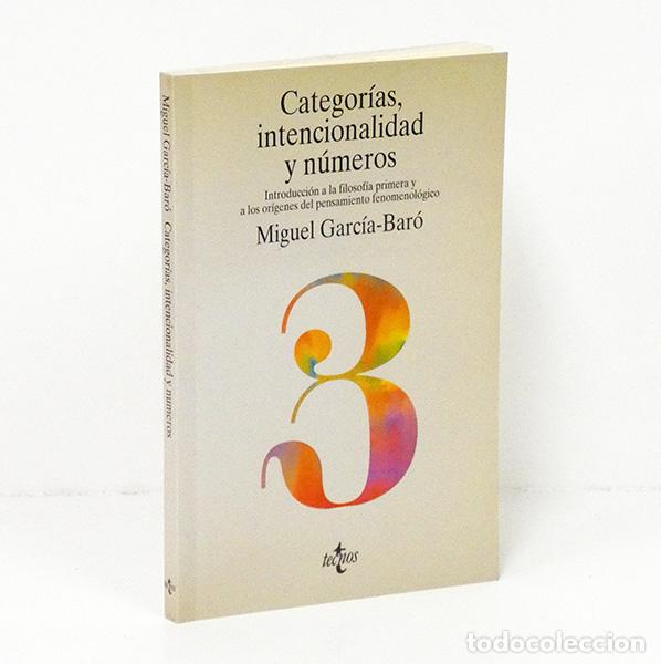 Libros de segunda mano: GARC&Iacute;A-BAR&Oacute; (Miguel). Categor&iacute;as, intencionalidad y n&uacute;meros
