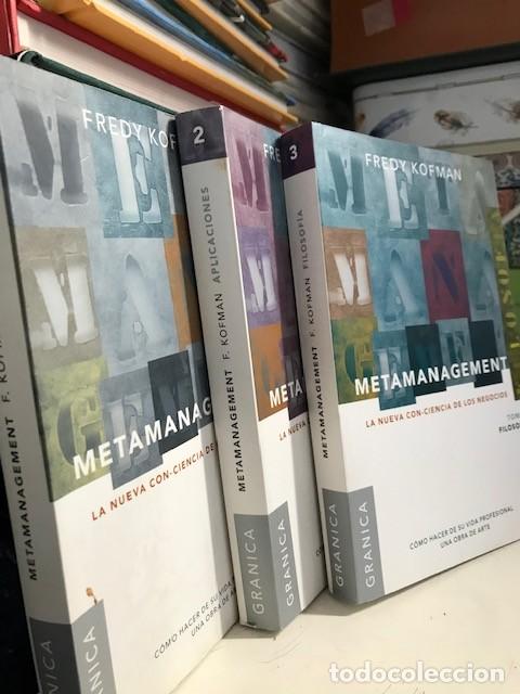 Libros de segunda mano: METAMANAGEMENT - FREDY KOFMAN (3 TOMOS)