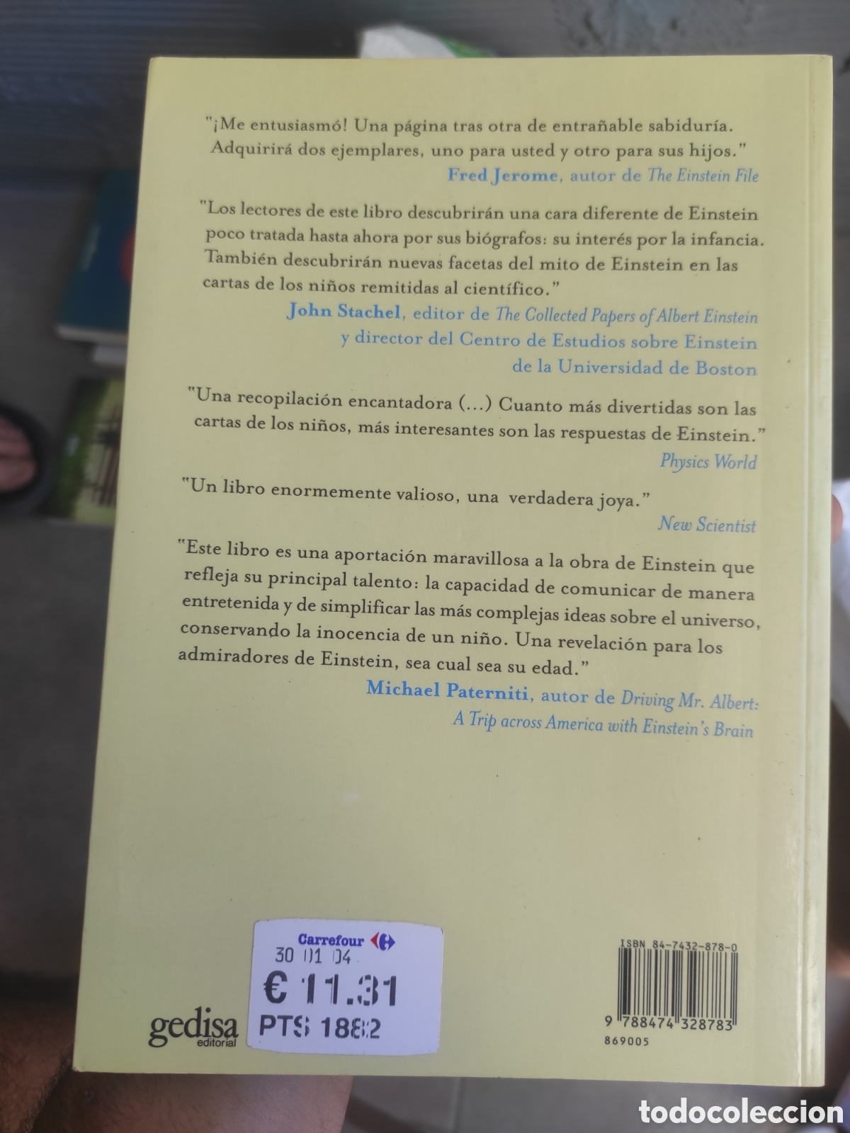 Libros de segunda mano: Querido profesor Einstein - Alice Calaprice (PEDIDO MINIMO 10&euro;) - Foto 2