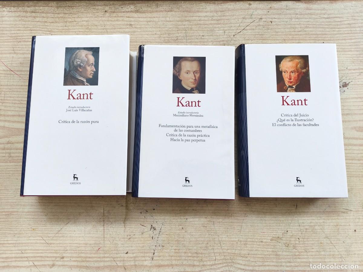Libros de segunda mano: Kant - 3 Tomos Completa - Biblioteca de Grandes Pensadores - 2014 - Gredos