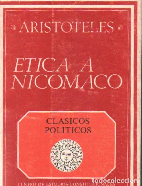 Libros de segunda mano: ETICA A NICOMACO. ARISTOTELES. A-FIL-1319