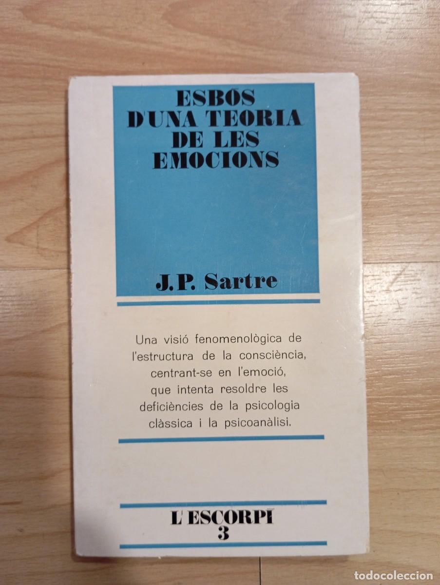 Libros de segunda mano: 'Esb&oacute;s d'una teoria de les emocions'. J. P. Sartre.