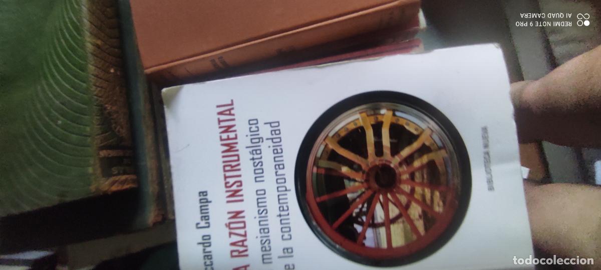 Libros de segunda mano: La raz&oacute;n instrumental. El mesianismo nost&aacute;lgico de la contemporaneidad - Riccardo Campa
