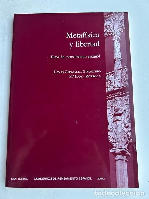Libros de segunda mano: Metaf&iacute;sica y libertad -David Gonz&aacute;lez Ginocchio-