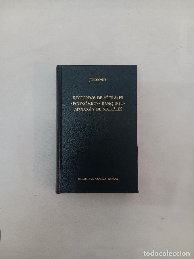 Libros de segunda mano: RECUERDOS DE S&Oacute;CRATES ECONOMICO BANQUETE APOLOGIA DE SOCRATES 8424916190