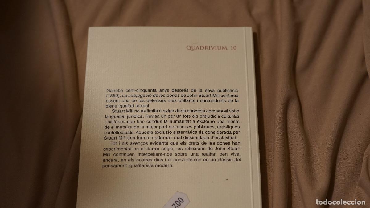 Libros de segunda mano: John Stuart Mill - La subjugaci&oacute; de les dones - Ela Geminada 2013 - Foto 3