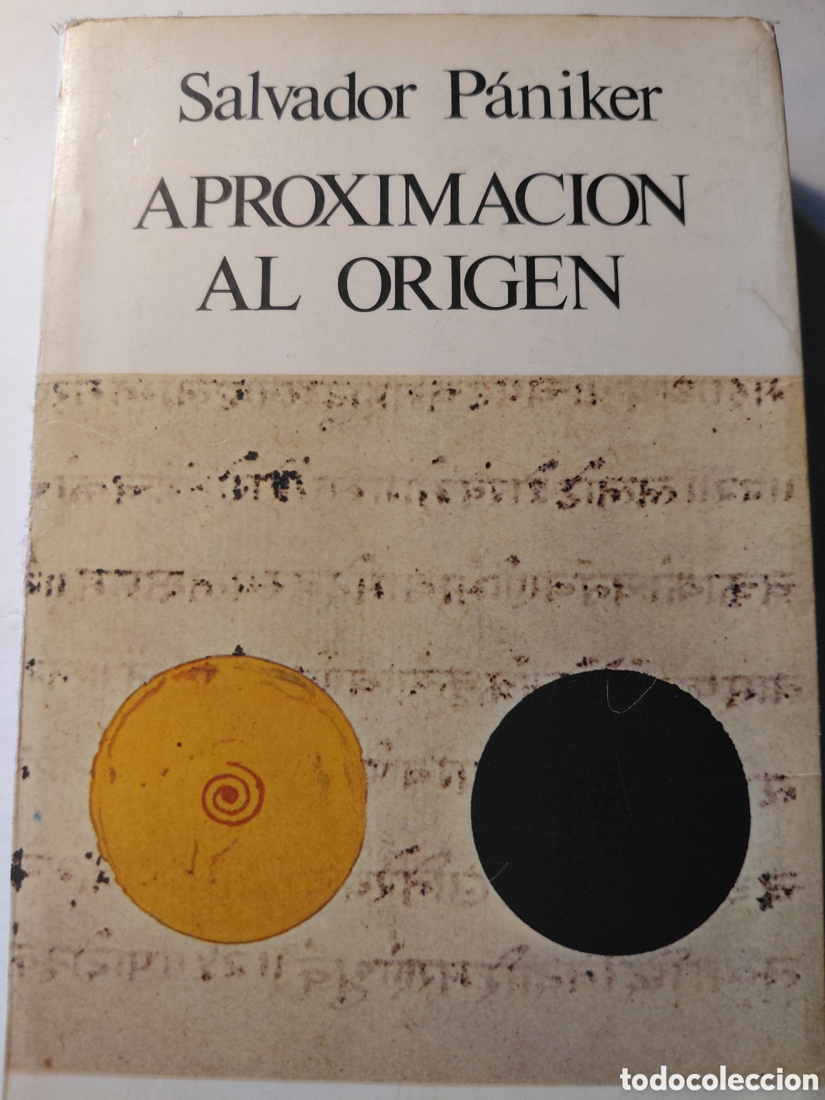 Livros em segunda m&atilde;o: Aproximaci&oacute;n al origen Salvador Paniker