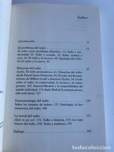 Libros de segunda mano: Filosof&iacute;a del tedio -Lars Svendsen- - Foto 2