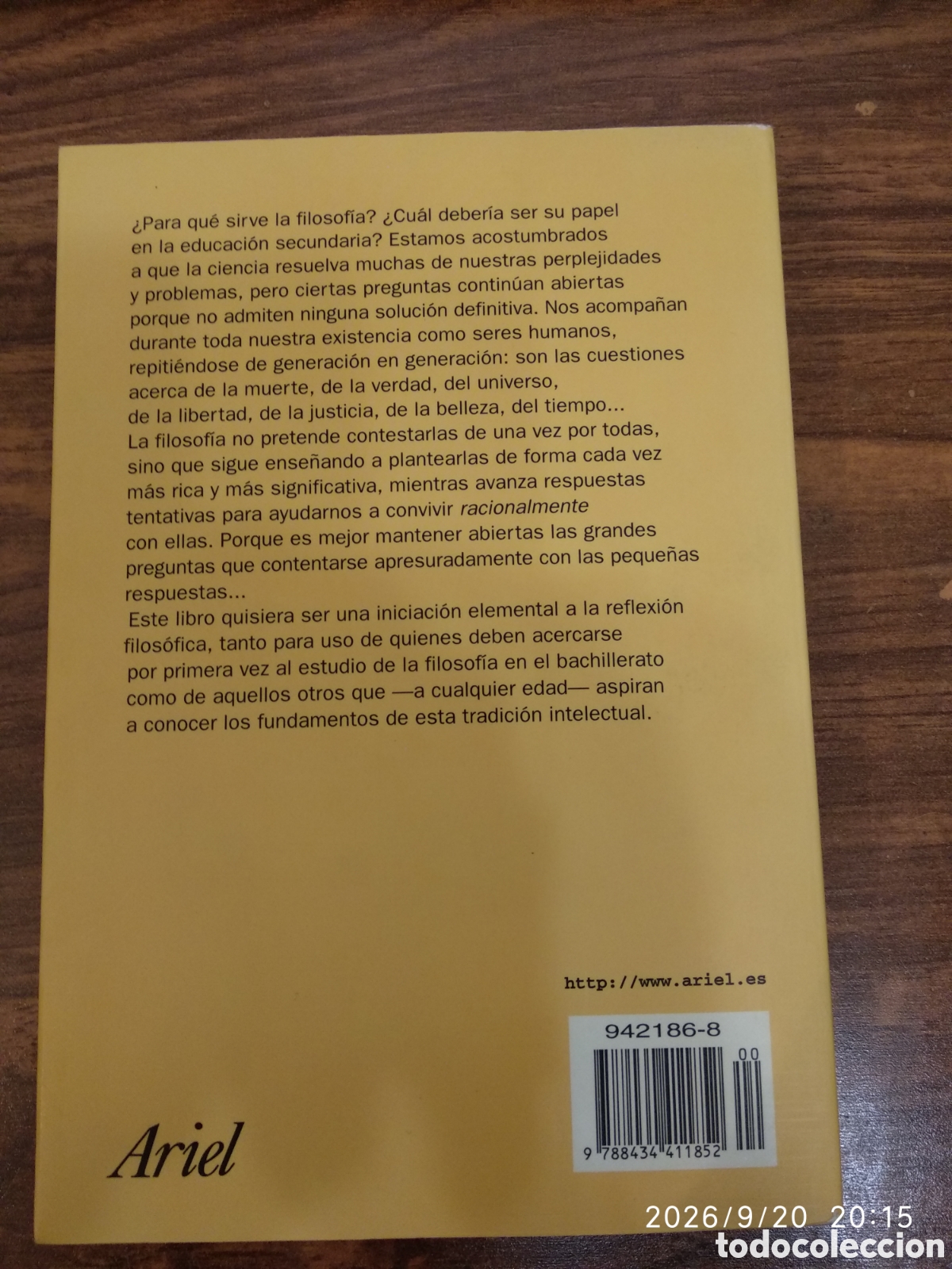 Libros de segunda mano: Las preguntas de la vida - Foto 4