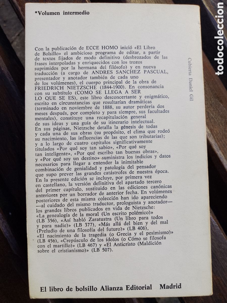 Libros de segunda mano: Ecce homo . Friedrich Nietzsche - Foto 2