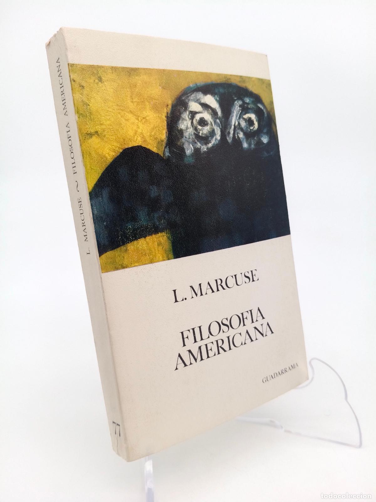 Libros de segunda mano: LUDWIG MARCUSE: FILOSOFIA AMERICANA