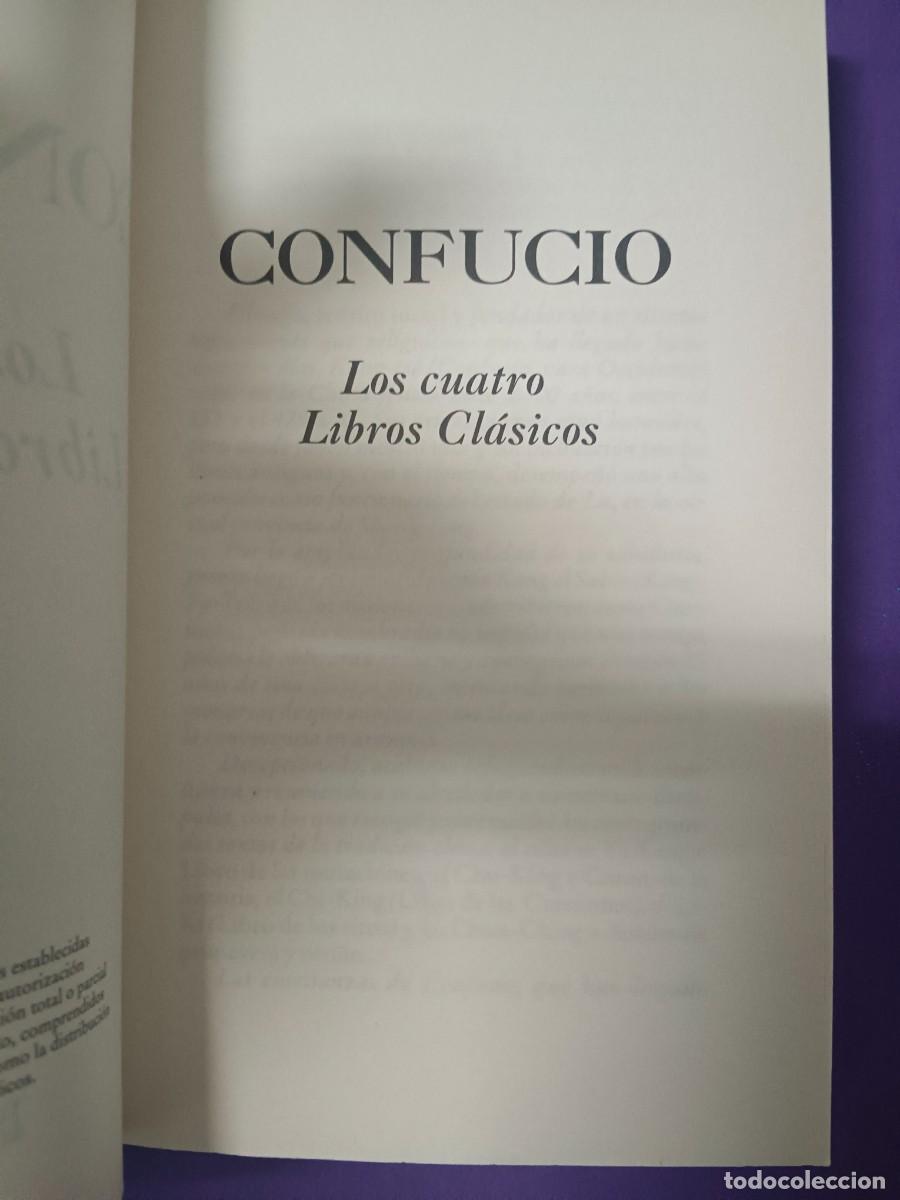 Libros de segunda mano: CONFUCIO. LOS CUATRO LIBROS CL&Aacute;SICOS - Foto 5