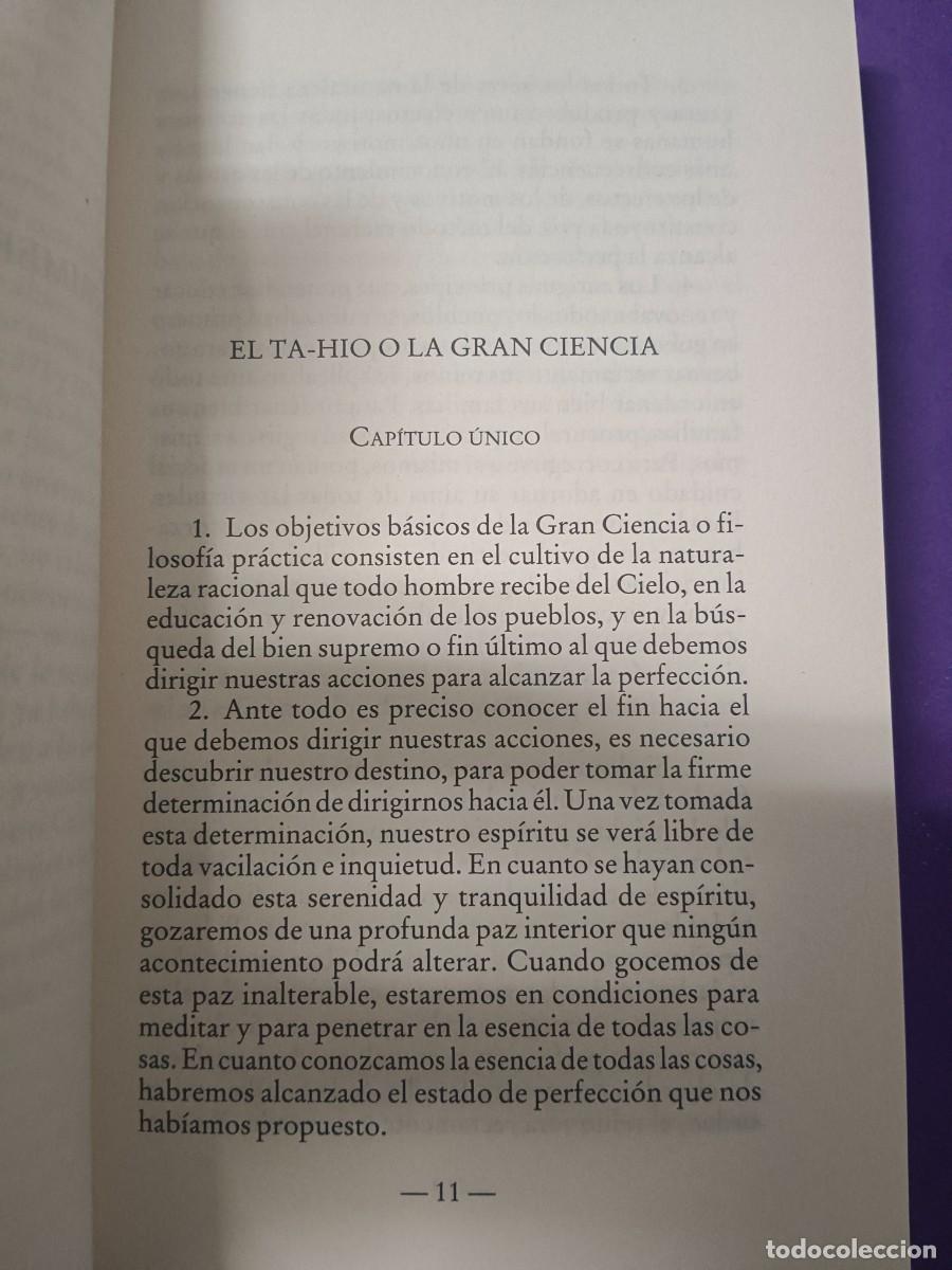 Libros de segunda mano: CONFUCIO. LOS CUATRO LIBROS CL&Aacute;SICOS - Foto 6