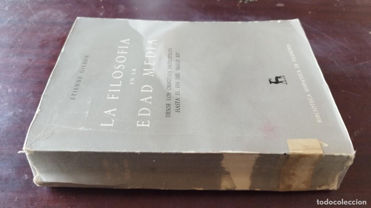 Libros de segunda mano: LA FILOSOFIA EN LA EDAD MEDIA / ETIENNE GILSON / CJA 600 / EUNSA