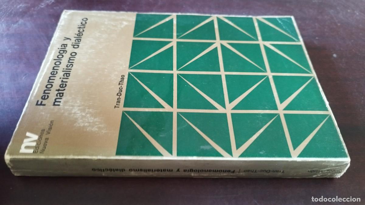 Libros de segunda mano: FENOMENOLOGIA Y MATERIALISMO DIALECTICO / TRAN DUC THAO / CJA 606 / NUEVAVISION