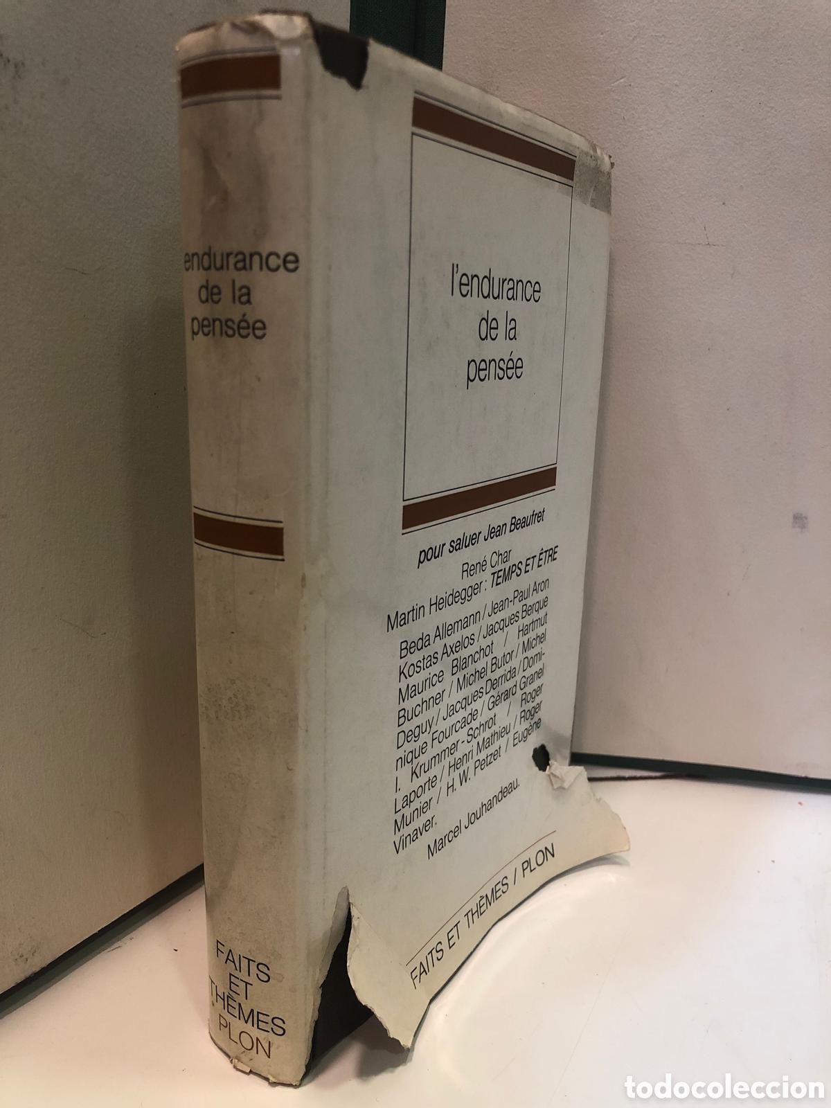 Livres d'occasion: L'endurance de la pens&eacute;e. Pour saluer Jean Beaufret - VV. AA.