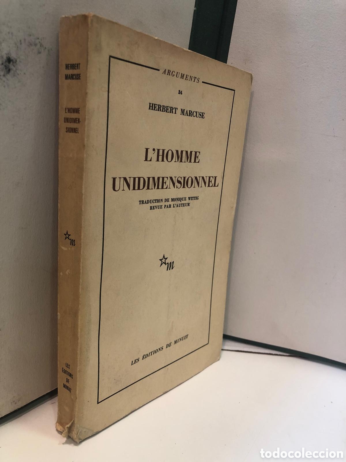 Second hand books: L'homme unidimensionnel - Herbert Marcuse