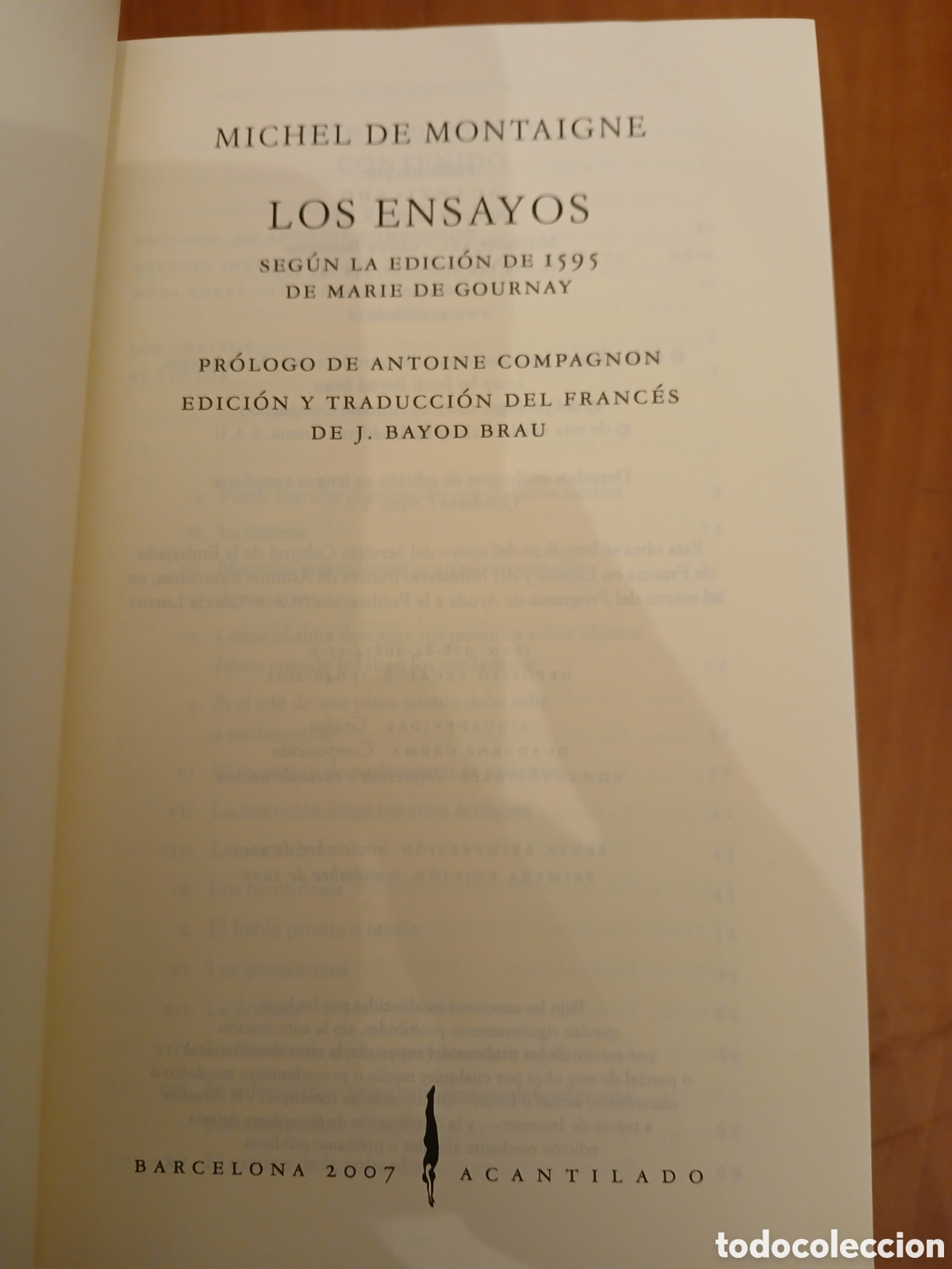 Libros de segunda mano: Los Ensayos. Michel de Montaigne. - Foto 3